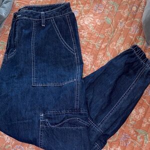 American Bazi Dark Blue Ankle Joggers